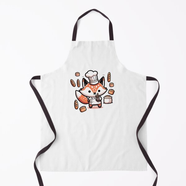 Item preview, Adorable Baker Fox designed and sold by pixelpulsenyc.