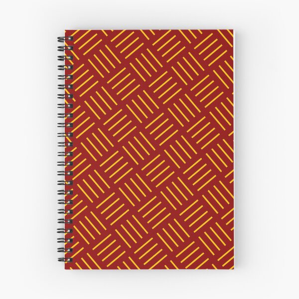Item preview, Maroon & Gold Quad Line Stripes Square Sequence Pattern designed and sold by Alchemy-A-La-G.