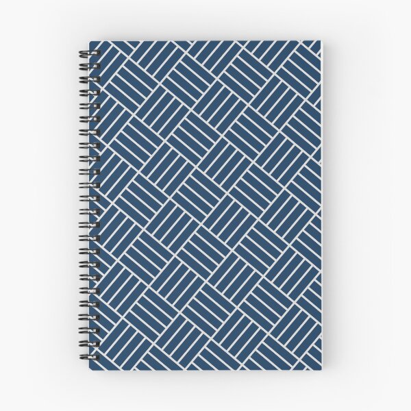 Item preview, Blue & Silver Quad Line Stripes Square Sequence Pattern designed and sold by Alchemy-A-La-G.