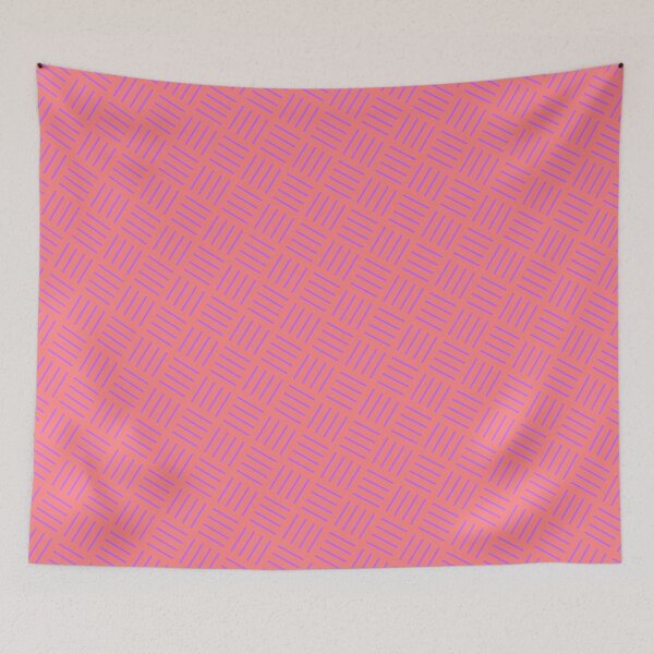 Item preview, Pink & Purple Quad Line Stripes Square Sequence Pattern designed and sold by Alchemy-A-La-G.