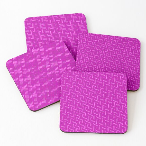 Item preview, Pink & Mint Quad Line Stripes Square Sequence Pattern designed and sold by Alchemy-A-La-G.
