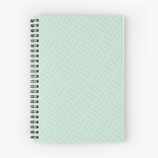 Item preview, Mint & Blue Quad Line Stripes Square Sequence Pattern designed and sold by Alchemy-A-La-G.