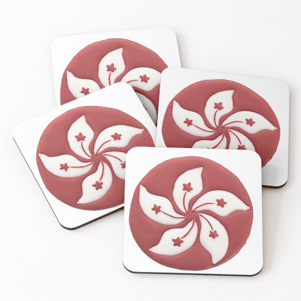 Item preview, Hong Kong flag royal icing cookie designed and sold by aiko-p.