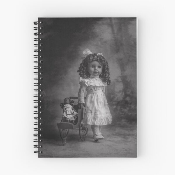 Item preview, Vintage-Style Doll Portrait - Claudie with Doll Pram designed and sold by KaraleeLS.