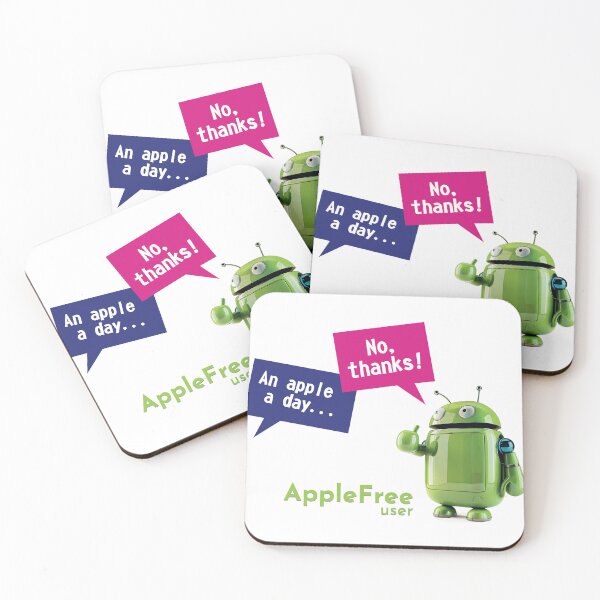 Item preview, An Apple a day - AppleFree - Android robot - EN version designed and sold by ForNext.