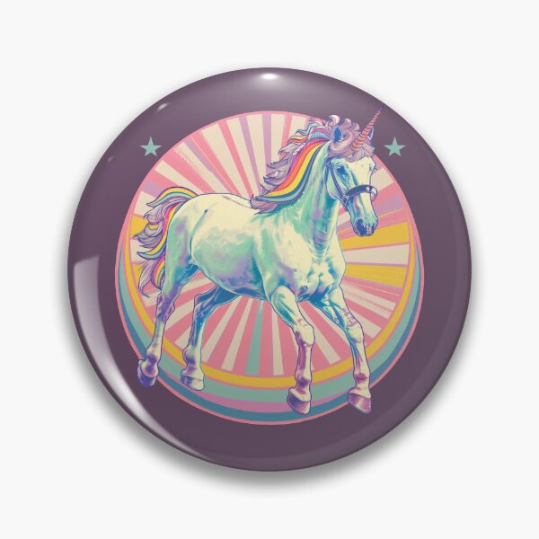 Item preview, Retro Rainbow Unicorn designed and sold by wyntera.