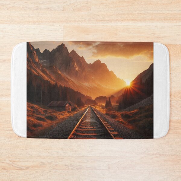 Item preview, Tracks West Railroad To Sunset designed and sold by CL JOHNSON.