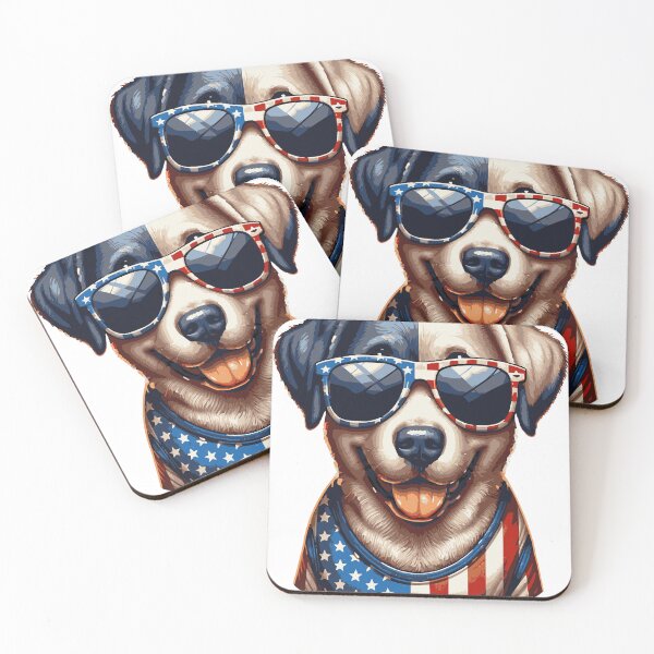 Item preview, Pawsitively Patriotic - Canine Couture in Stars, Stripes, and Shades designed and sold by LeilanieTshop.