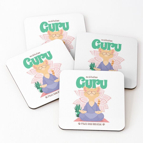 Item preview, Meditating Cat - Meditation Guru & Yoga designed and sold by CROWNLIGHT.