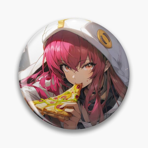 Item preview, Pizza Anime Girl designed and sold by Faissal Thomass.