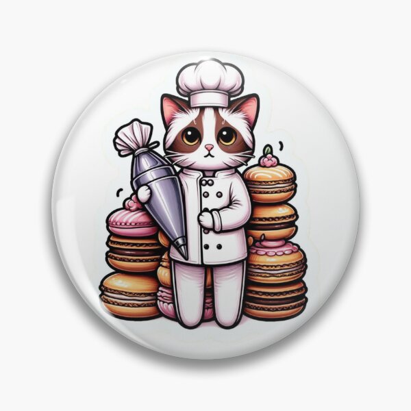 Item preview, Pastry Chef Kitty designed and sold by pixelpulsenyc.