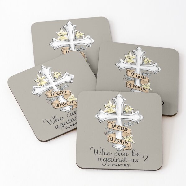 Item preview, If God is for us Romans 8:31 designed and sold by WideIsTheGate.