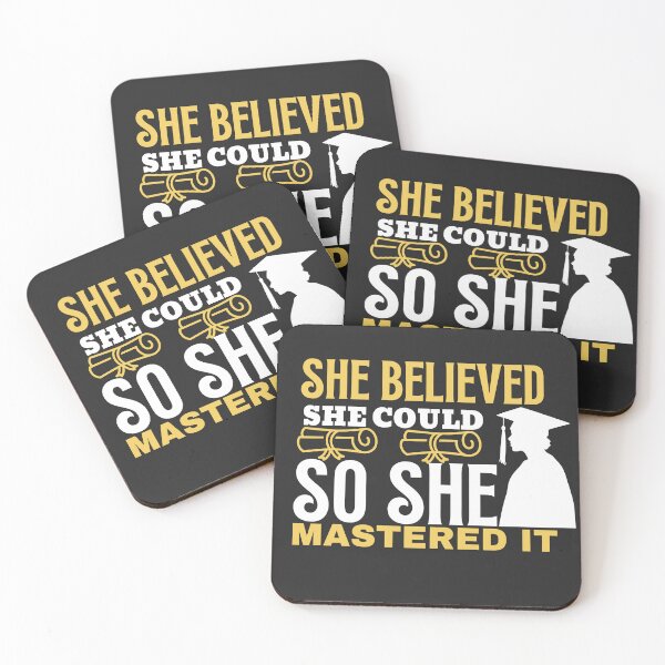 Item preview, SHE BELIEVED SHE COULD SO SHE MASTERED IT designed and sold by Tomci0.