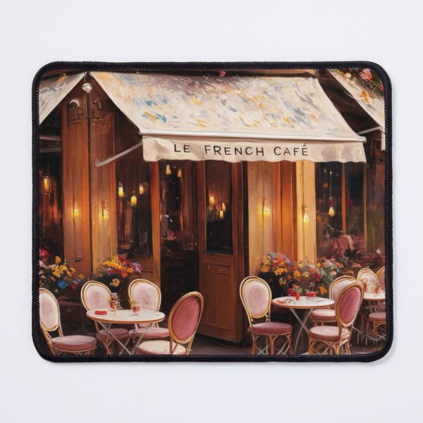 Item preview, “Le French Cafe” | Charming Flower Café de Paris. By Carraann designed and sold by CARRAANN.