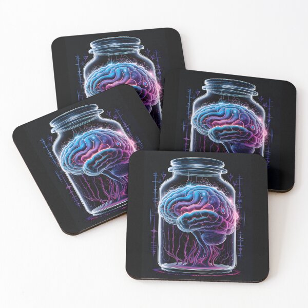 Item preview, Neurodivergent Brain in a Jar Sticker, Colorful Neurodiversity Decal, Laptop and Water Bottle Decoration, Inclusive Support Symbol designed and sold by WatermelonPink.