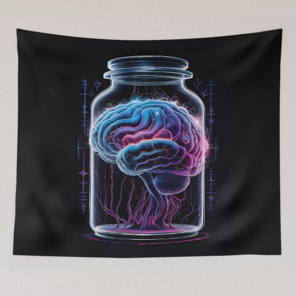 Item preview, Neurodivergent Brain in a Jar Sticker, Colorful Neurodiversity Decal, Laptop and Water Bottle Decoration, Inclusive Support Symbol designed and sold by WatermelonPink.