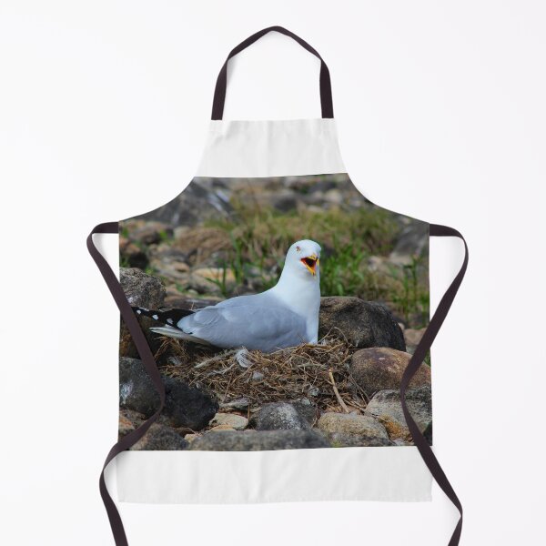 Item preview, Nesting gull protecting her nest designed and sold by vernonite.