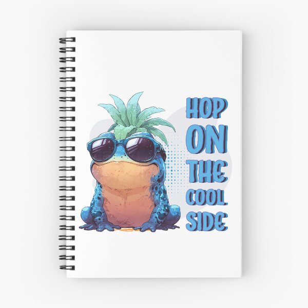Item preview, Funky Frog - Hop on the Cool Side designed and sold by oddfolio.