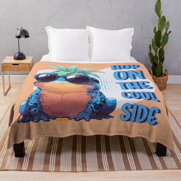 Item preview, Funky Frog - Hop on the Cool Side designed and sold by oddfolio.