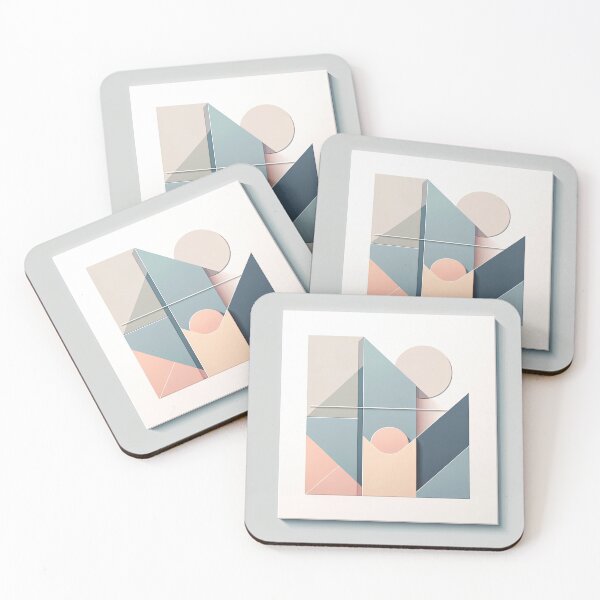 Item preview, Serenity in Abstract Shapes designed and sold by SunkenCost.