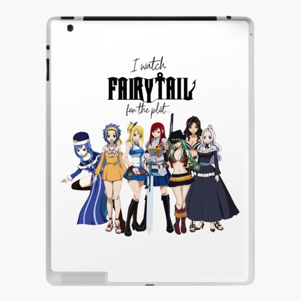 I Watch Fairy Tail for the Plot... (Girls!) iPad Skin