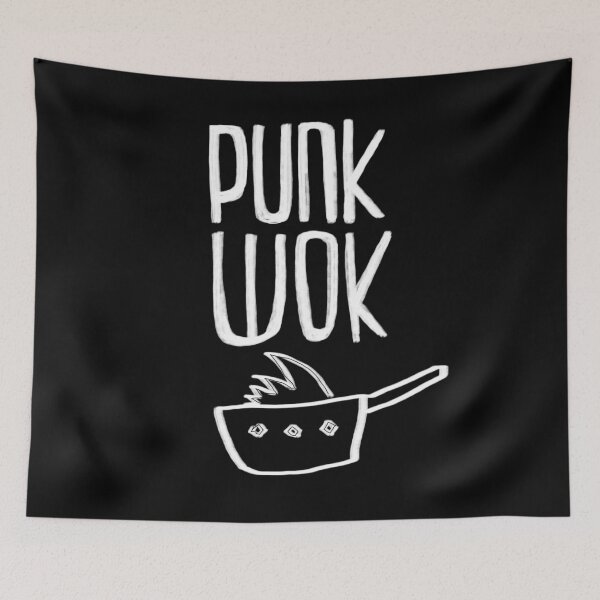 Item preview, Funny, punkrock, pun, punk wok designed and sold by badlydrawnbabe.