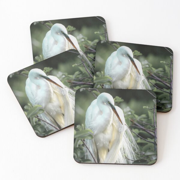 Item preview, Elegant Great White Egret designed and sold by Rebecca Herranen.