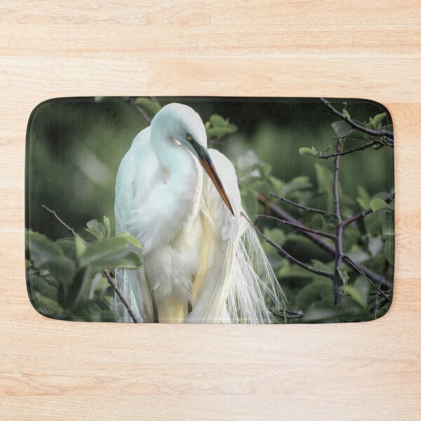 Item preview, Elegant Great White Egret designed and sold by Rebecca Herranen.