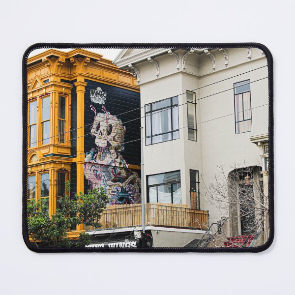 Item preview, San Francisco Lower Haight Skull Street Art designed and sold by bayviewmedia.