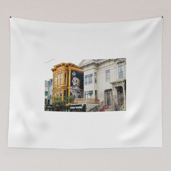 Item preview, San Francisco Lower Haight Skull Street Art  designed and sold by bayviewmedia.