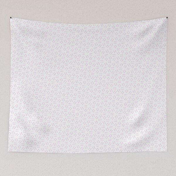 Item preview, Alternating Direction Hot Pink Spiraled Triangles Silhouette Print designed and sold by Alchemy-A-La-G.