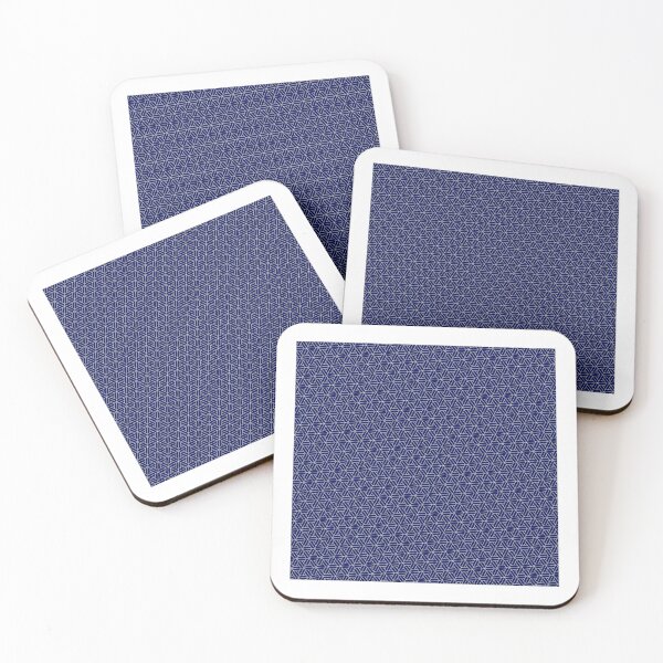 Item preview, Alternating Direction Pastel Yellow Spiraled Triangles Navy Silhouette designed and sold by Alchemy-A-La-G.