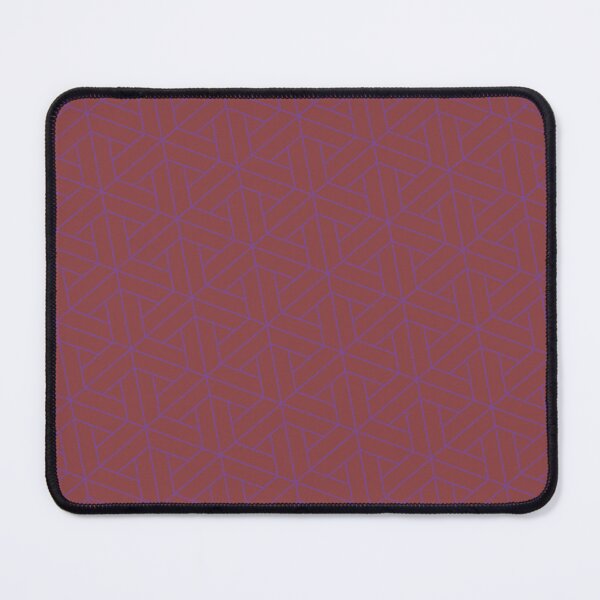 Item preview, Alternating Direction Violet Spiraled Triangles Silhouette Burgundy Print designed and sold by Alchemy-A-La-G.
