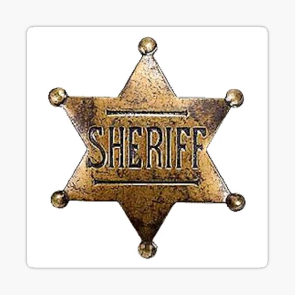 Sheriff Stickers | Redbubble