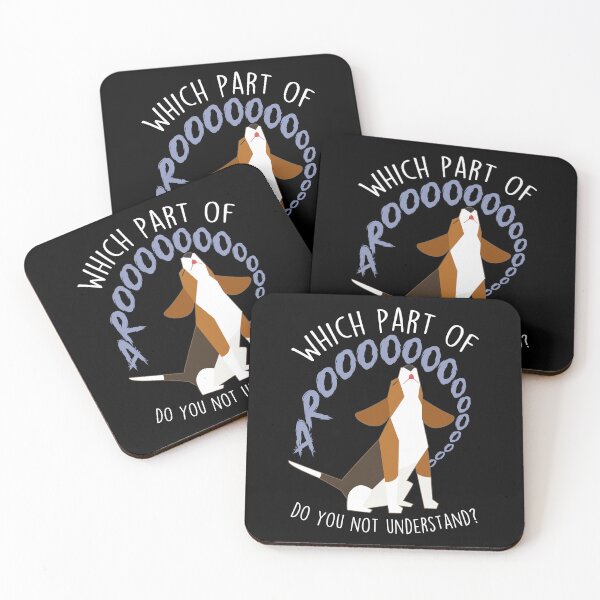 Item preview, Beagle Which Part of Arooo designed and sold by Clara Hollins.