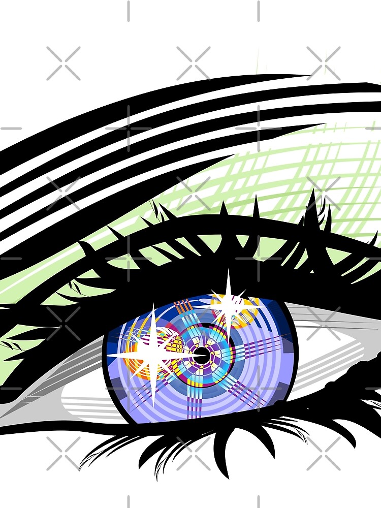 "Blue Electronic eye" Tshirt by MegaSitioDesign Redbubble