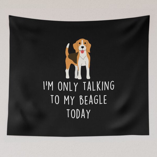 Item preview, Beagle Only Talking To designed and sold by Clara Hollins.