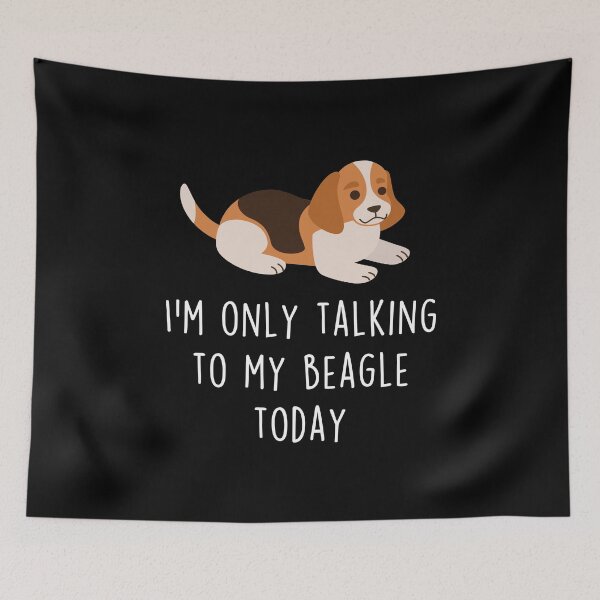 Item preview, Beagle Only Talking To designed and sold by Clara Hollins.