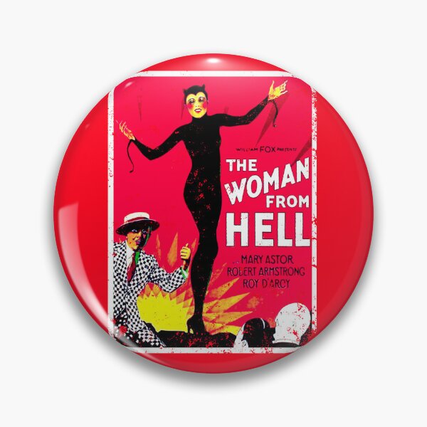 Item preview, The Woman from Hell Retro Movie Poster Distressed designed and sold by Greenbaby.