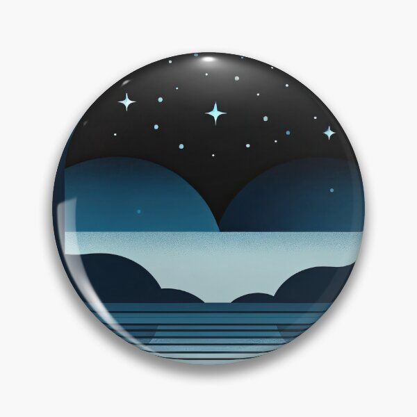 Item preview, Noche tranquila sobre aguas reflectantes designed and sold by SunkenCost.