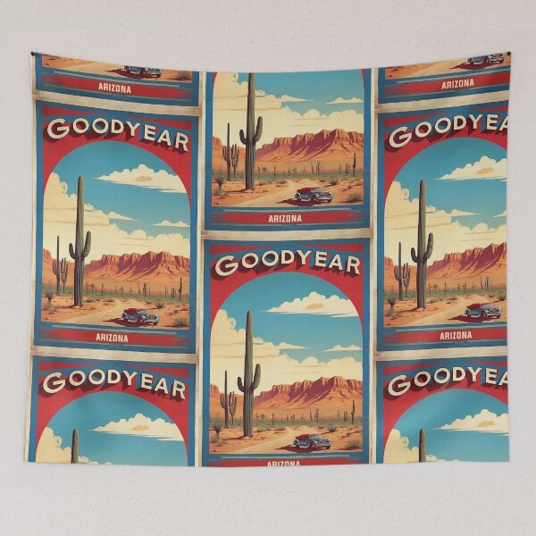 Item preview, Goodyear Arizona USA Vintage Travel Tourism  designed and sold by TravelersGems.