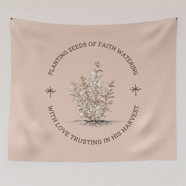 Item preview, Planting Seeds of Faith Christian Gardener Ministry Design designed and sold by jteart.