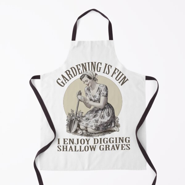Item preview, Funny Gardener Joke Sarcastic Gardening Life Retro Vintage Dark Humor   designed and sold by Bad Kitty Designz.