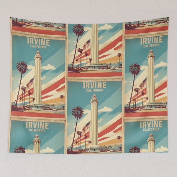 Item preview, Irvine California USA Vintage Travel Tourism  designed and sold by TravelersGems.