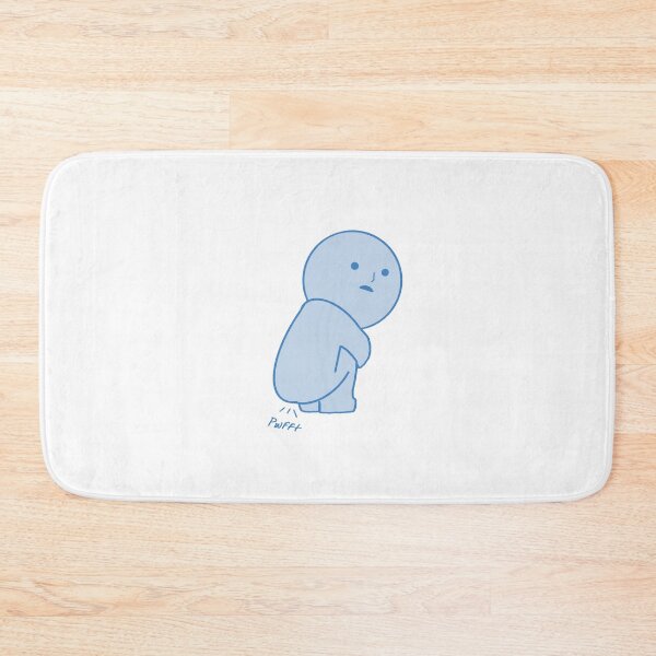 Item preview, Blue farting smiski designed and sold by honestly2cute.