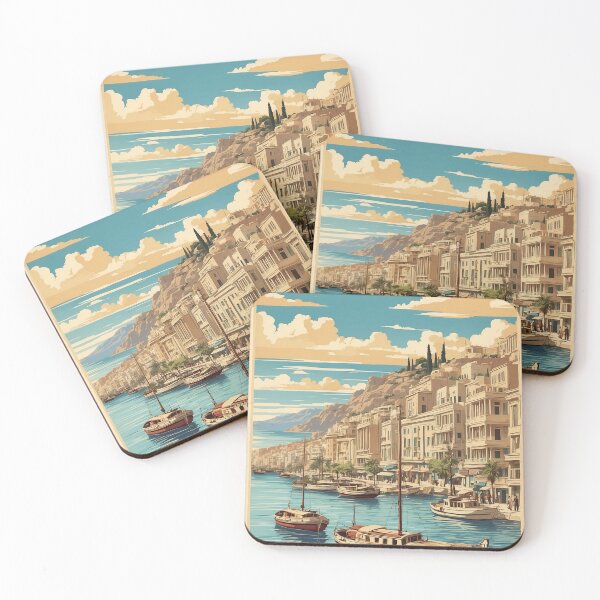 Item preview, Piraeus Greece Vintage Travel Tourism  designed and sold by TravelersGems.