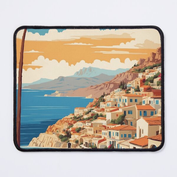Item preview, Polichni Greece Vintage Travel Tourism designed and sold by TravelersGems.