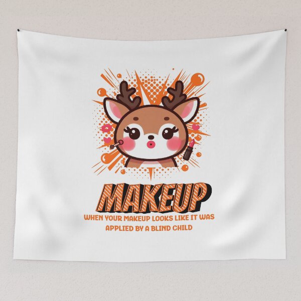 Item preview, Makeup Fails Deer designed and sold by LemuellTrends.
