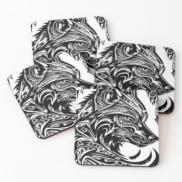 Item preview, Tribal Wolf Art One-Color designed and sold by alw951.