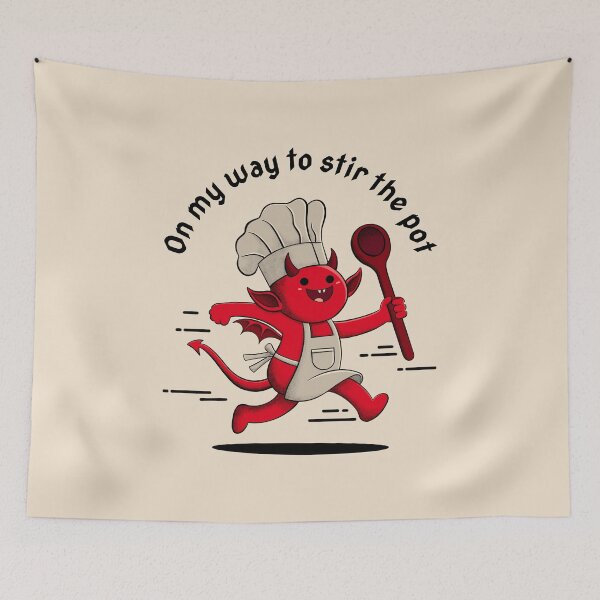 Item preview, On my way to stir the pot designed and sold by Rebalien.